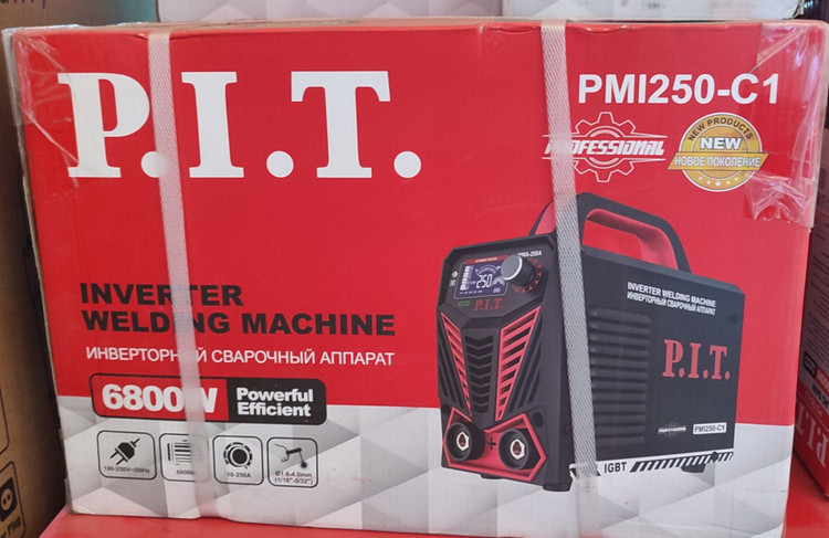 اینورتر جوشکاری P.I.T مدل PMI250-C1 (250 آمپر) با لوازم کامل