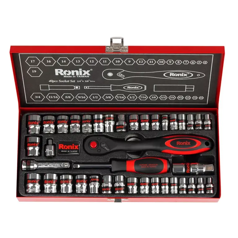 مجموعه بکس 40 عددی 3/8 اینچ RH-2640 رونیکس