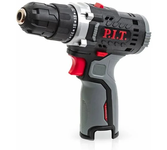 دریل شارژی براشلس P.I.T مدل PBM12K_10A/1 (12 ولت 10 میلیمتر)
