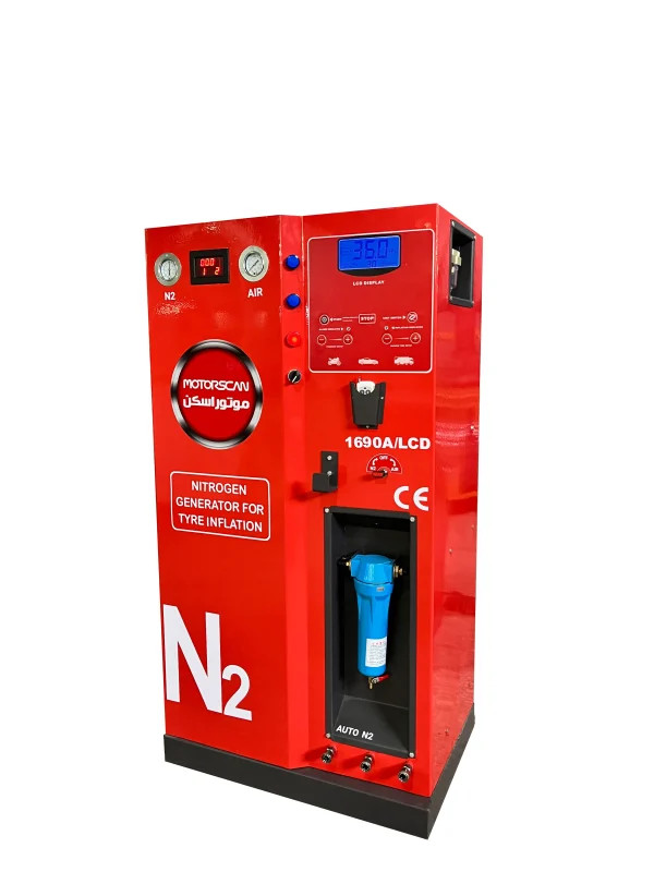 مولد باد نیتروژن سواری اتوماتیک مدل 1690A-LCD موتور اسکن