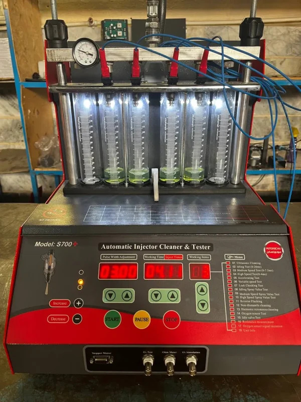 دستگاه تست و شستشوی انژکتور مدل S700 (انژکتورشور) موتور اسکن